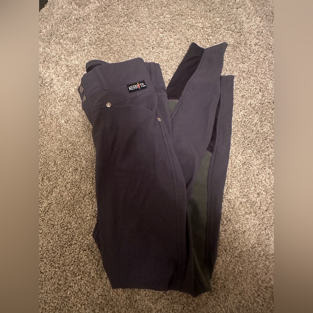 kerrits stone grey breeches size small!